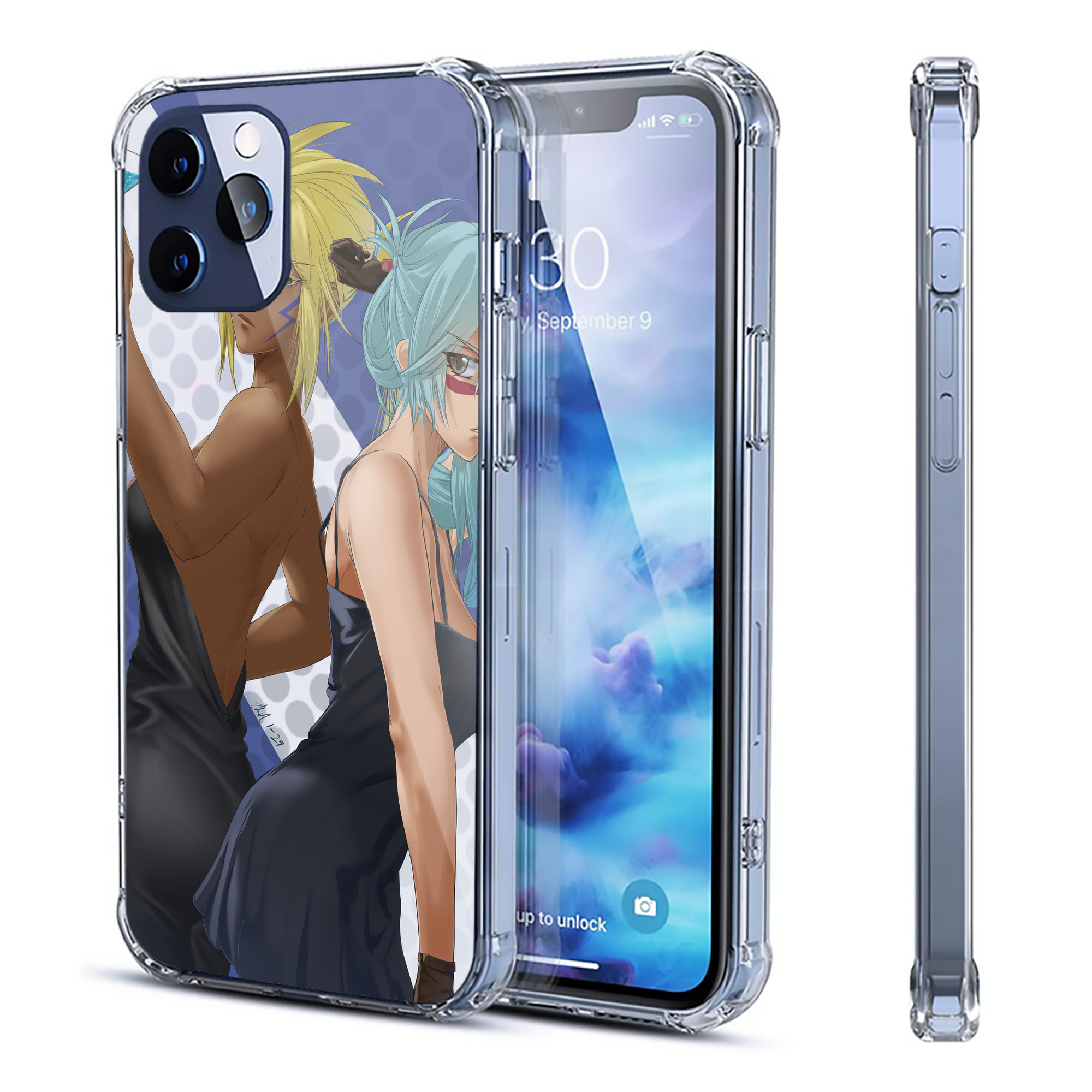 （画像用） ブリーチ BLEACH 【iPhone 12シリーズ対応】透明スマホケース（クリアソフトケース）